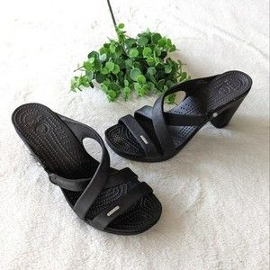 CROCS Black Women's Sandals